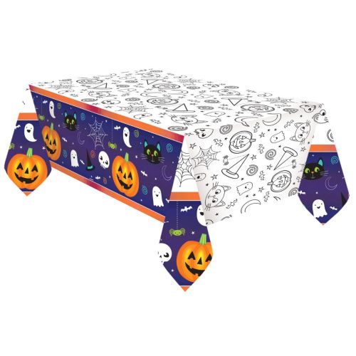 Halloween Friends Paper Table Cover 