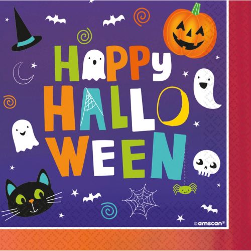 16 x Halloween Friend Lunch Napkin 