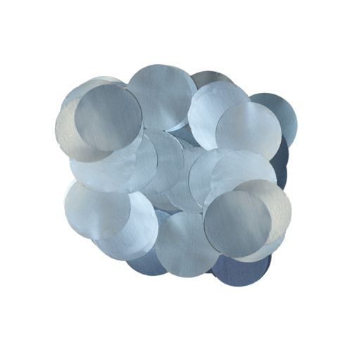 Baby Blue Metallic Foil Circle Confetti 14g