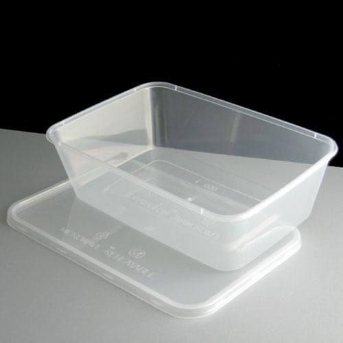 6 x 500ml Microwaveable Containers and Lids Retail Pack
