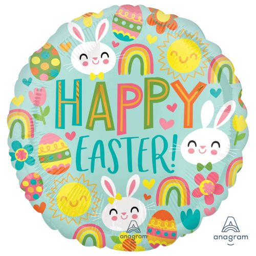Happy Easter Icons Standard Foil Balloon 