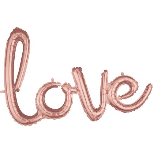 Rose Gold Love Air Fill Foil Balloon