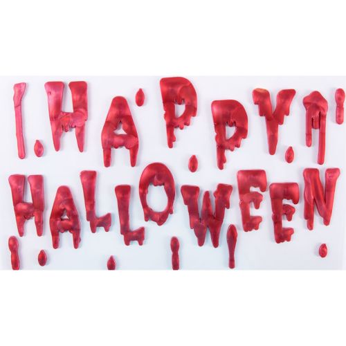 Bloody Happy Halloween Gel Clings