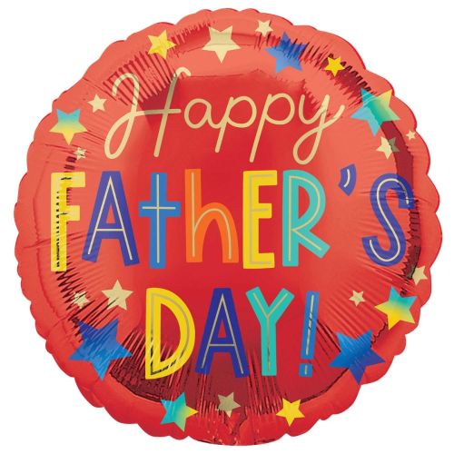 Father's Day Stars Foil Balloon