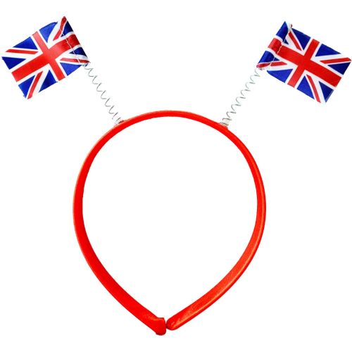 Union Jack Flag Bopper Headband