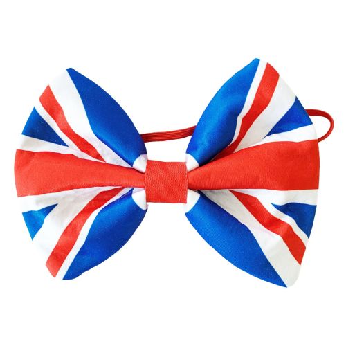 Red, White & Blue Union Jack Flag Bow Tie