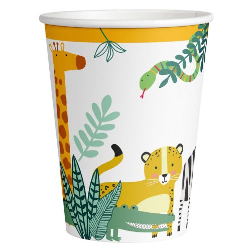 8 x Safari Paper Cups