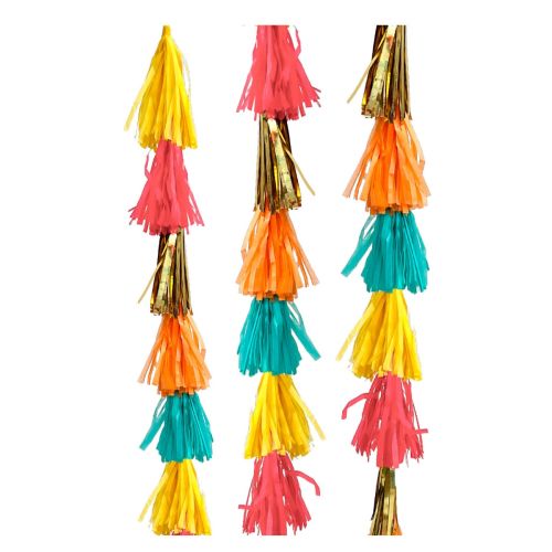 Multicoloured Tassel Garland