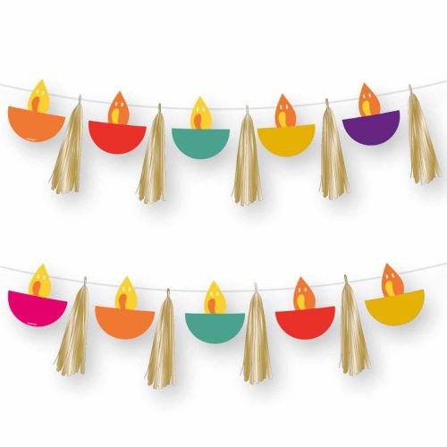 Diwali Symbol & Tassel Garland