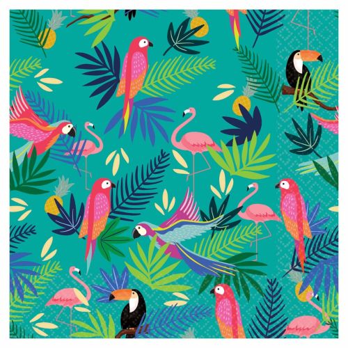16 x Club Tropicana Paper Lunch Napkin