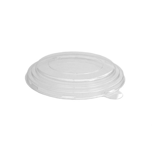 300 x PET Clear Plastic Lids for 500ml Kraft Card Salad Bowls