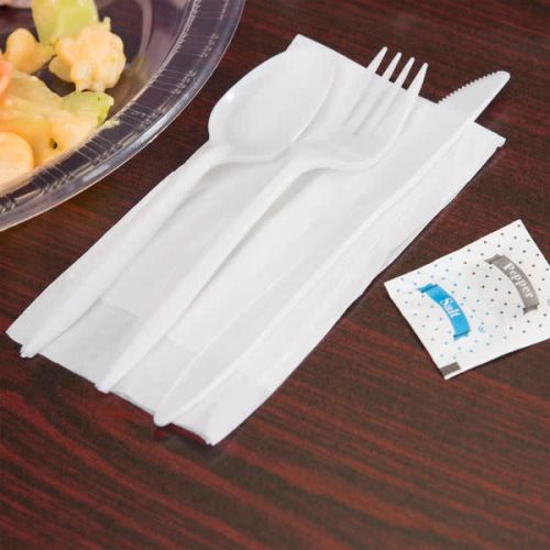 Medium Duty Value White Plastic Cutlery