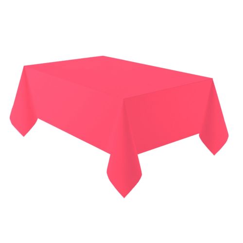 Red Rectangular Paper Tablecover 