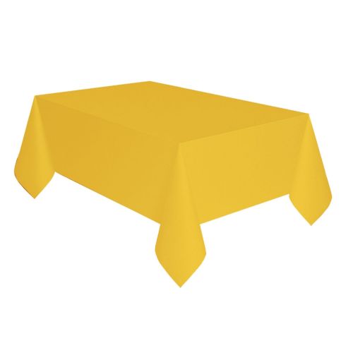 Yellow Rectangular Paper Tablecover