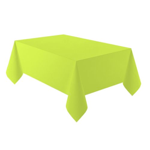 Lime Green Rectangular Paper Tablecover