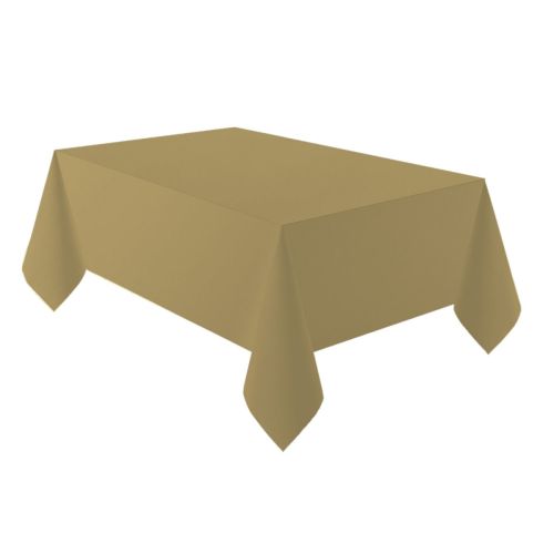 Gold Rectangular Paper Tablecover 