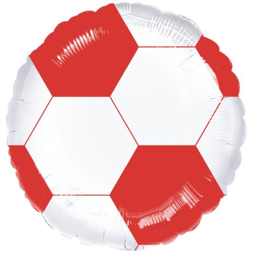 Red Football Standard Foil Balloon