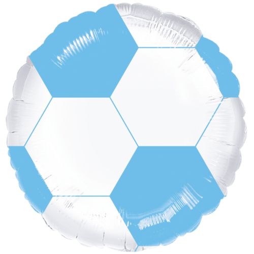 Light Blue Football Standard Foil Balloon