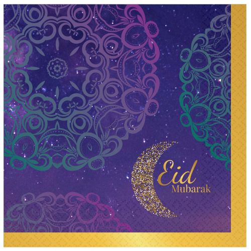 12 x Opulent Eid Lunch Napkin