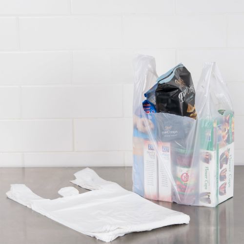 Lightweight Plastic Vest Carrier Bags