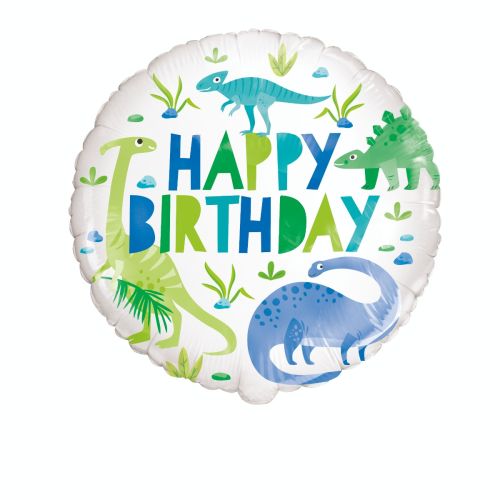 Dinosaur Happy Birthday Standard Foil Balloon 