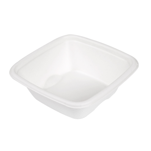 50 x Bagasse Square 70ml Dip Bowl 