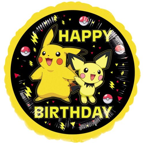 Pokemon Happy Birthday Standard Foil Balloon 