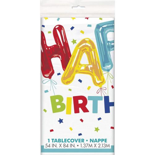 Happy Balloon Birthday Plastic Tabblecover