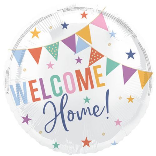 Colourful Welcome Home Foil Balloon