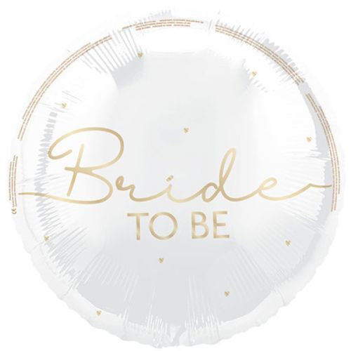 Gold 'Bride To Be' Standard Foil Balloon 