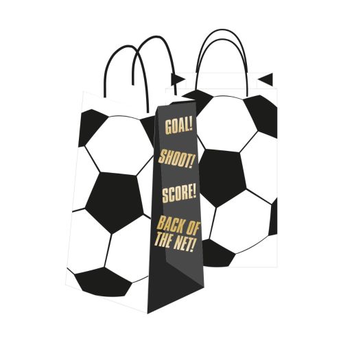 8 x Football Paper Loot Bags 