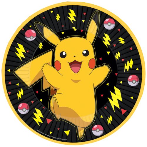 8 x Pokemon Paper Plates