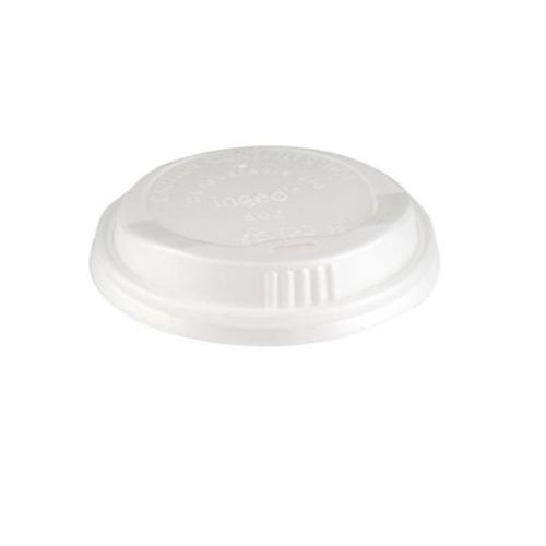 100 x Compostable CPLA Sip Lid for 8oz Hot Drinks Cups