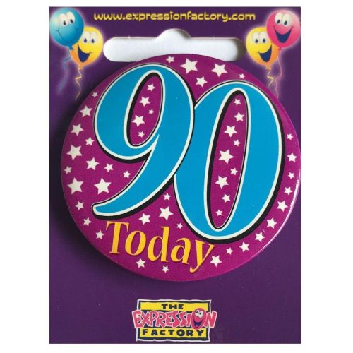 90th Birthday Badge