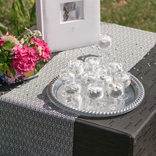 White Lace Table Runner 3m Roll 