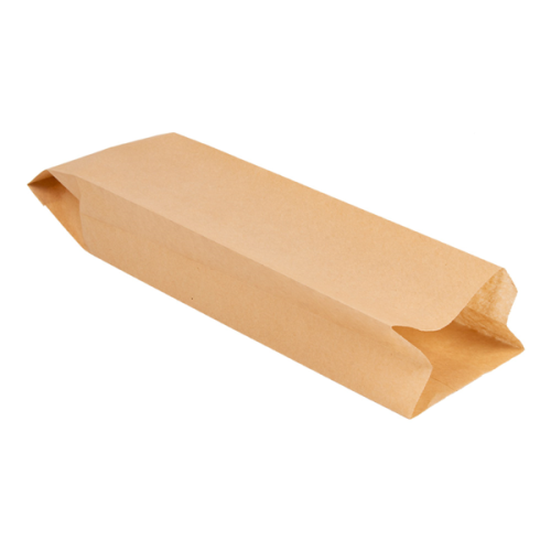 500 x Kraft Paper Grease Resistant Grill Bags - 9 x 35 x 5.5cm