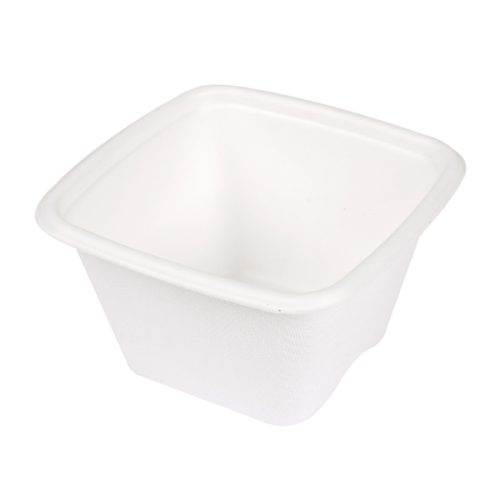 Bagasse Square Dip Pots (Lids Available)