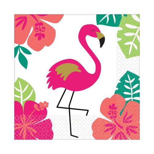 16 Aloha Beverage Napkins