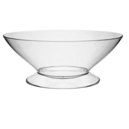 1 x 1050ml Aegg Reusable Clear Plastic Serving Bowl
