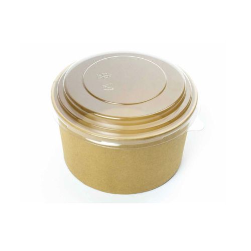 300 x 1000ml Kraft Card Salad Bowls
