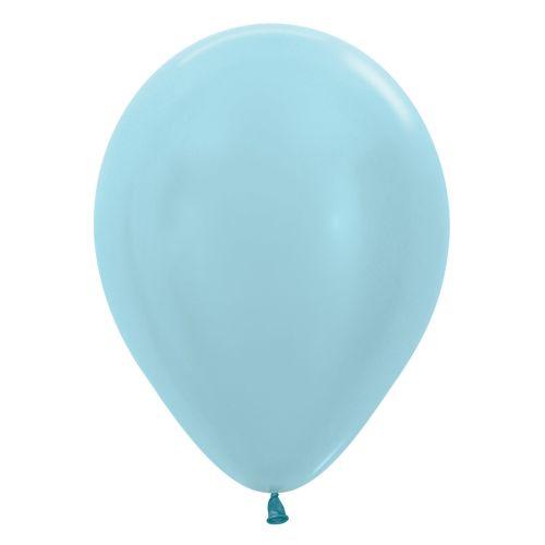 Sempertex 12" Latex Balloons-Baby Blue