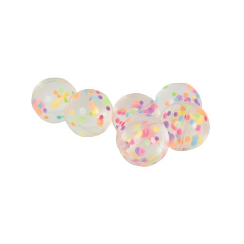 8 x Confetti Bouncy Balls