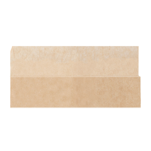 500 x Compostable 2 Sides Open Grease Resistant Paper Wrap Around Bags - 30 x 13/7cm