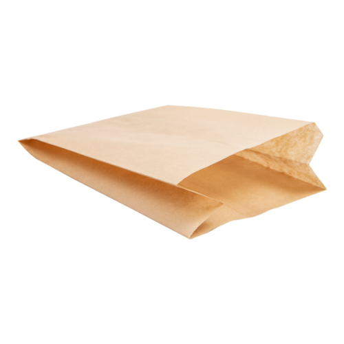 500 x Kraft Paper Grease Resistant Grill Bags - 14 x 22 x 7cm
