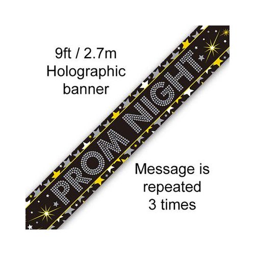 Prom Night Foil Banner