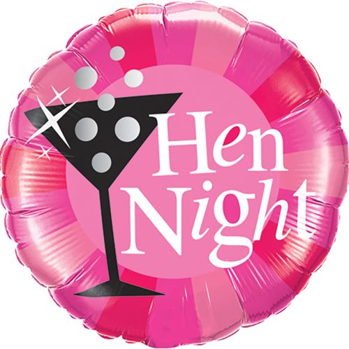 Hen Night Martini Foil Balloon