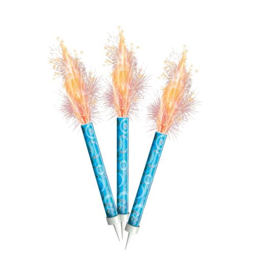 Glitz Firework Fountain Cake Candles (Pack of 3 )