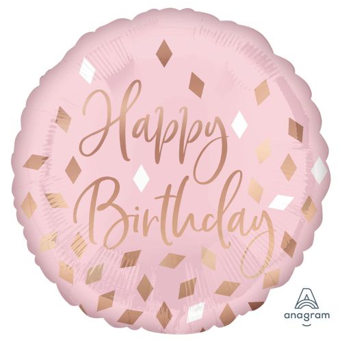 Blush Birthday Foil Balloon