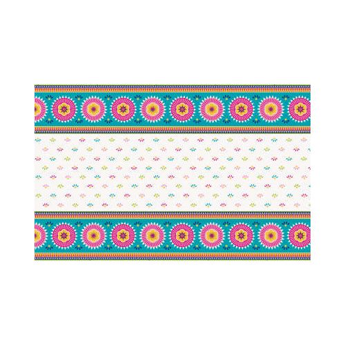 Boho Fiesta Rectangular Plastic Tablecover