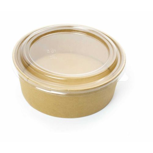 300 x 1300ml Kraft Card Salad Bowls
